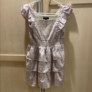 Aqua Girl's Purple Ruffle Dress